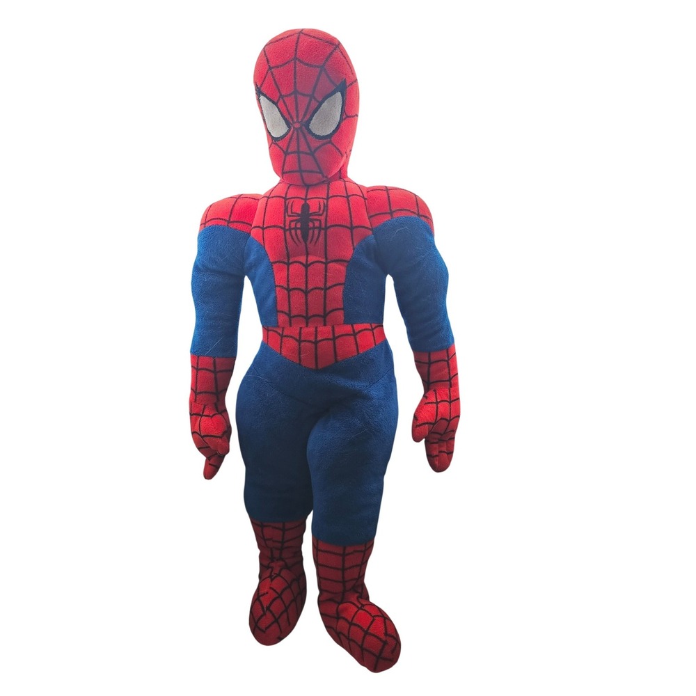 Marvel Ultimate Spider-Man Plush Stuffed Superhero Figure Red Blue 27 inch